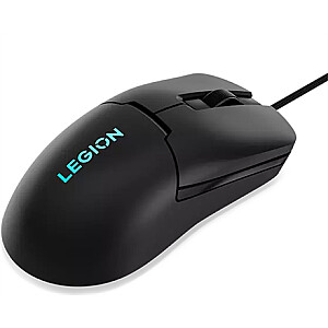 Lenovo RGB žaidimų pelė Legion M300s Shadow Black, laidinis per USB 2.0