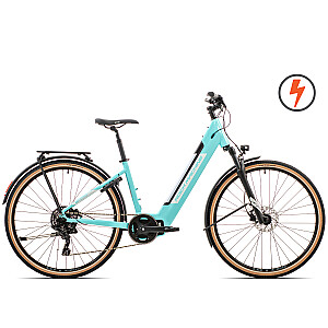 Elektrinis dviratis Rock Machine 29 Crossride INT e425 Lady Turquoise (Rato dydis: 29 Rėmo dydis: M)