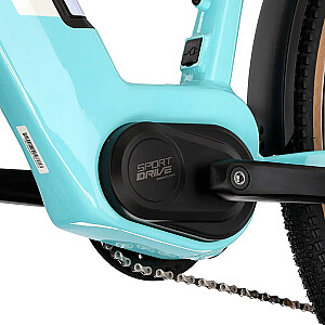 Elektrinis dviratis Rock Machine 29 Crossride INT e425 Lady Turquoise (Rato dydis: 29 Rėmo dydis: M)