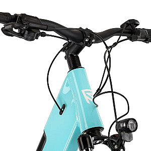 Elektrinis dviratis Rock Machine 29 Crossride INT e425 Lady Turquoise (Rato dydis: 29 Rėmo dydis: M)