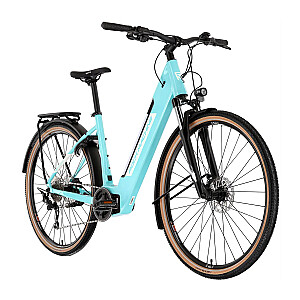 Elektrinis dviratis Rock Machine 29 Crossride INT e425 Lady Turquoise (Rato dydis: 29 Rėmo dydis: M)