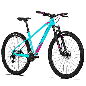 Moteriškas kalnų dviratis Rock Machine Catherine 10-29 Mėlyna/rožinė (Rato dydis: 29 Rėmo dydis: M)