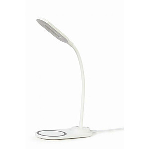 MOBILE CHARGER WRL DESK LAMP/WHT TA-WPC10-LED-01-W GEMBIRD