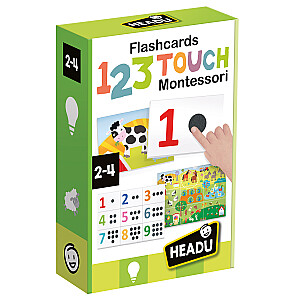 HEADU Montessori Тактильные карточки 123 Touch