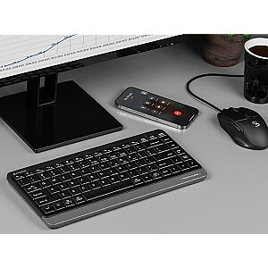 Клавиатура A4TECH FSTYLER FBK11 2.4GHz+BT Черный и серый A4TKLA47124