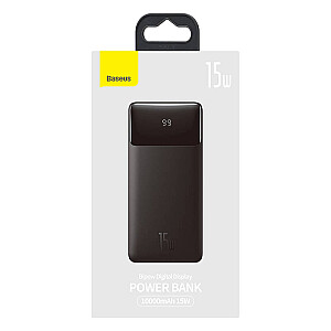 Powerbank Baseus Bipow 10000mAh, 15W (juoda)