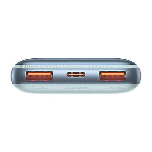 Powerbank Baseus Bipow Pro 10000mAh, 2xUSB, USB-C, 20W (mėlyna)