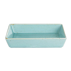 SEASONS TURQUOISE stačiakampė lėkštė su krašteliais 13x10cm, Porland