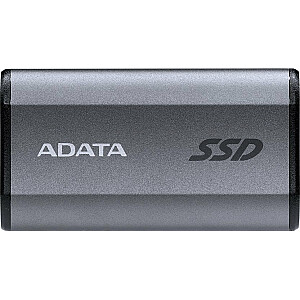 Išorinis SSD ADATA Elite SE880 500 GB pilkas (AELI-SE880-500GCGY)