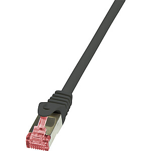 Patchcord LogiLink CAT 6 S / FTP PIMF Black 3M (CQ2063S)