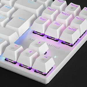 Mars Gaming  MK80 spēļu mehāniskā tastatūra RGB / Brown Switch / US