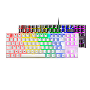 Mars Gaming  MK80 spēļu mehāniskā tastatūra RGB / Brown Switch / US