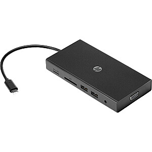 „HP Travel USB-C Multiport Hub“.