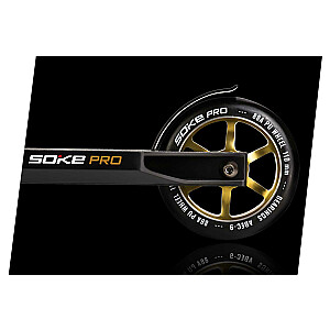 Paspirtukas SOKE PRO (1603) Gold 110mm