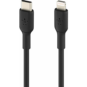 Belkin USB-C prie žaibo kabelis, 1m, juodas (CAA003bt1MBK)