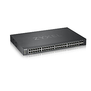 Zyxel XGS1930-52 valdomas L3 Gigabit Ethernet (10/100/1000) juodas
