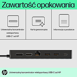 Универсальный многопортовый концентратор HP USB-C