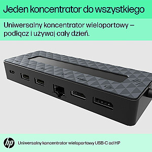 Универсальный многопортовый концентратор HP USB-C