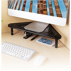 Gembird MS-TABLE-02 Black Desk monitoriaus laikiklis/stovas