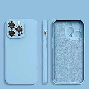 Fusion elegance pluošto tvirtas silikoninis dėklas, skirtas Samsung S918B Galaxy S23 Ultra 5G šviesiai mėlynai