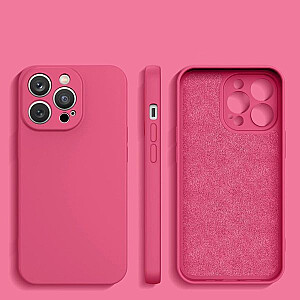 Fusion elegance pluošto tvirtas silikoninis dėklas, skirtas Samsung S911B Galaxy S23 5G rožinis