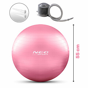 Fitball 55 cm NS-950 rožinė