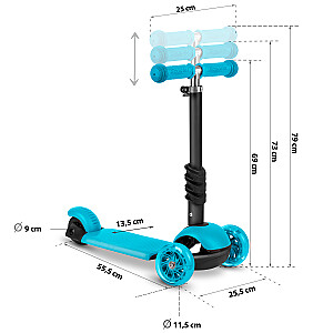 Трехколесный самокат Ricokids Buggy - бирюзовый