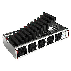 Персональный компьютер OCTOMINER X12 Ultra Mining Rig G3900 2.8GHz, 8GB, 60GB, 4200W / without video cards (Warranty 2 year)