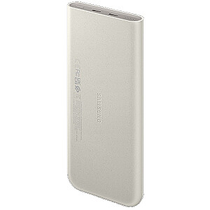 EB-P3400XUE Samsung FastCharge PowerBank 2x USB-C 25W 10000mAh smėlio spalvos