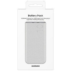 EB-P3400XUE Samsung FastCharge PowerBank 2x USB-C 25W 10000mAh smėlio spalvos