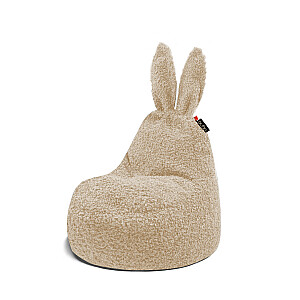 Qubo™ Baby Rabbit Wheat FLUFFY FIT sēžammaiss pufs