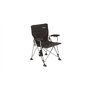 Outwell Arm Chair Campo 125 kg, juoda, 100% poliesteris