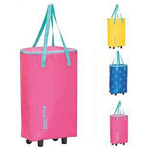 Термосумка на колесиках Easy Style Bag-Trolley в ассортименте, желтый / синий / розовый