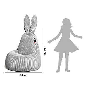 Qubo™ Daddy Rabbit Cactus FLUFFY FIT sēžammaiss pufs