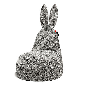Qubo™ Daddy Rabbit Linden FLUFFY FIT sēžammaiss pufs