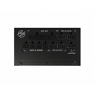 Maitinimo šaltinis MSI MPG A850G PCIE5 850W 24 kontaktų ATX ATX juodas