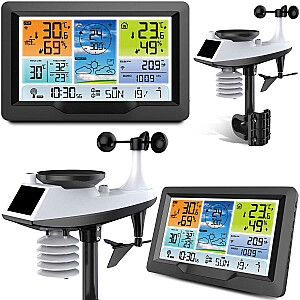 Meteorologinė stotis su ekranu BD-905 grafitas