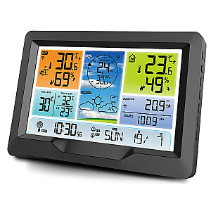 Meteorologinė stotis su ekranu BD-905 grafitas