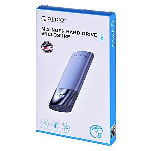 КОРПУС ORICO M.2 NVME USB-C 10 Гбит/с, ЧЕРНЫЙ