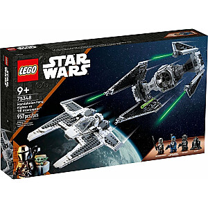 „LEGO Star Wars 75348 Mandalorian Fang Fighter“ prieš „TIE Interceptor“
