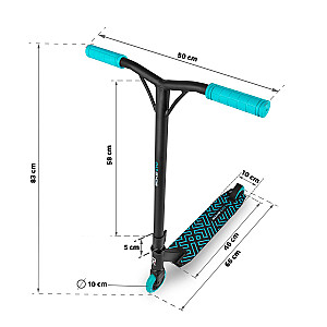 Самокат SOKE EVO (1622) Black 100mm