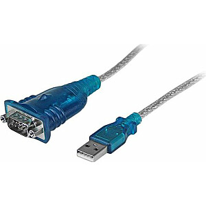 USB laidas StarTech USB-A – DB-9 0,4 m skaidrus (ICUSB232V2)