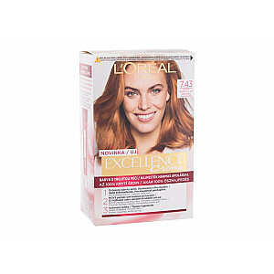 Creme Triple Protection Excellence 7.43 Dark Copper Gold Blonde 48ml