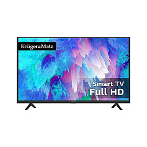 Krüger&Matz KM0240FHD-S6 Телевизор 101,6 см (40") FHD Smart TV Черный