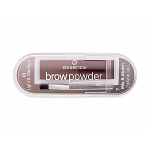 Rinkinys Brow Powder 01 Light & Medium 2,3г