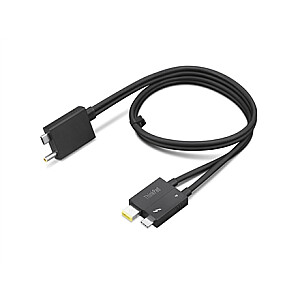 Lenovo ThinkPad Thunderbolt 4 WorkStation Dock Split Cable 4X91K16970 Black, 0.7 m