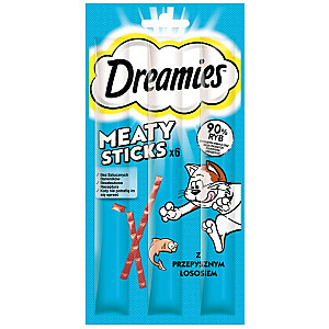 DREAMIES Meaty Sticks Salmon - skanėstas katėms - 30 g