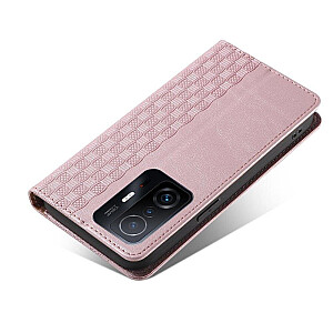 „Fusion Magnet Strap“ knygos dėklas + siūlas, skirtas „Samsung A536 Galaxy A53 5G Pink“