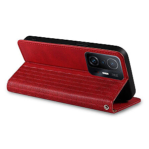 „Fusion Magnet Strap“ knygos dėklas + siūlas, skirtas „Samsung A536 Galaxy A53 5G Red“