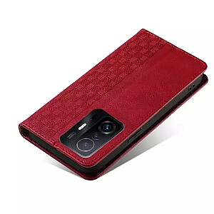 „Fusion Magnet Strap“ knygos dėklas + siūlas, skirtas „Samsung A536 Galaxy A53 5G Red“